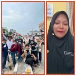 Sambut HUT RI ke-81, Perangkat Kelurahan Tanjung Gading Bersama Warga dan Mahasiswa KKN Gelar Gotong Royong di Jalan Sudirman Jalur Dua Airmolek GridArt_20260730_105452768