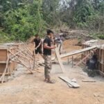 Pembangunan Jembatan Gantung Garuda Tahap V di Desa Talang Perigi Terus Berjalan, Dilakukan Pembongkaran Mall dan Penimbunan Tapak Abutmen IMG-20260913-WA0012